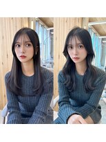 アフロートリノ(AFLOAT Leino)&nbsp;大人可愛い　ストレート　レイヤーカット　くびれヘア　似合わせ