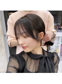 韓国レイヤー/韓国風/ボブ/髪質改善/黒髪/ブリーチなし〔池袋〕