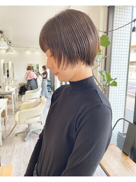 ギフト(GIFT) 【GIFT】 ショート グレージュ 大人ショート