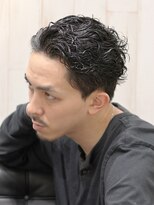 ヨシザワインク プレミアム 横浜 桜木町店(YOSHIZAWA Inc. PREMIUM)&nbsp;濡れ髪かき上げツイスパメンズバーバービジカジスタイル