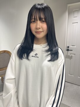 ゼスト 八王子店(ZEST) 透ける暗髪はブルーブラックがおすすめです☆