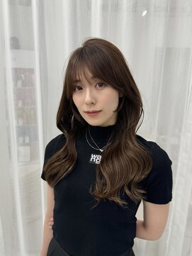 ハピネス 梅田茶屋町店(HAPPINESS) ロングレイヤー/韓国ヘア/髪質改善/顔まわり/ブリーチなし