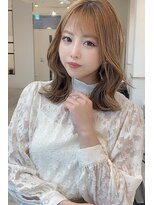 モアナ バイ ラナ 甚目寺店(MoanA BY LANA)&nbsp;アッシュブラック/インナーカラー/透明感/シースルーバンク/前髪