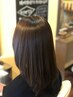 ◆NEW髪質改善メニュー◆潤艶シルクトリートメントカラー+カット　￥14630