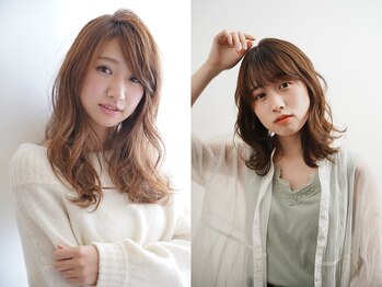 チルアウト 塚口本町店(chill out)の写真/個性を生かすミディアム・ロングヘア☆顔回りにレイヤーと動きを足すことで大人カワイイ透明感をプラス♪