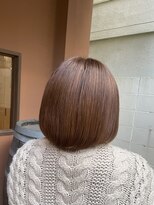 ココカラヘアー ニコ(cococara hair nico)&nbsp;ボブ/オレンジ/ブラウンカラー