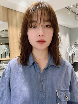 ミンクス 青山店(MINX) 【MINX】似合わせ小顔ウェーブミディアム_表参道/髪質改善