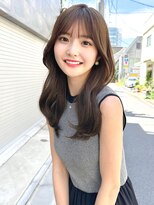 ミラリー トウキョウ(Mirareee Tokyo) 20代30代40代◎前髪パーマ韓国風巻きくすみベージュお団子ヘア