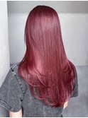 美髪顔周りレイヤー韓国ヘアロング_ba506152