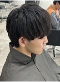 メンズカットシャドウパーマツイストスパイラルパーマ緩め