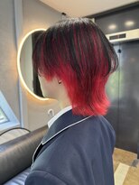 ジゼル(GiseL)&nbsp;個性派ウルフカットxアンブレラカラー