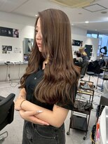 キング 高槻(K!ng) ハイライトカラーミルクティーベージュレイヤーカット