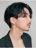 福岡大名メンズフェザーパーマフェザーショートニュアンスパーマ