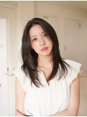 レイヤーカット　美髪矯正　顔まわりカット