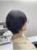 丸みショート 【中野美容室/ショートボブ/顔周りレイヤー】