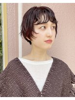 コンビネーション(combination)&nbsp;ショートパーマ　似合わせショート　20代30代40代50代60代