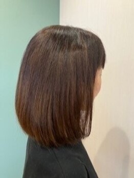 レディーバード(Lady bird)の写真/気になり始めた白髪にも◎大人女性の為の艶カラー♪白髪もしっかりカバーし艶感のある上品な仕上がりに*