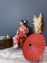 ポノ(po_no)&nbsp;七五三☆7歳女の子着付けヘアセットメイク