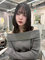 ベイルーム(BAYROOM by HONEY omotesando)&nbsp;黒髪/ミディアムレイヤーカット/シャギーボブ/ハッシュカット2