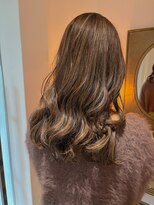 ユウヘアー 本山店(U Hair)&nbsp;ロングヘア/ハイライトカラー/デザインカラー/ベージュカラー
