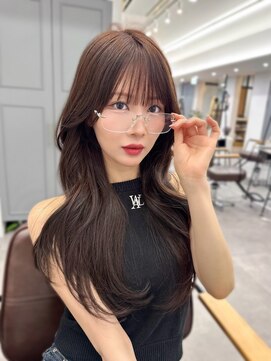 プラチナ(PLATINA) 韓国ヘア/くびれヘア/顔周りカット/レイヤーカット/顔周りカット