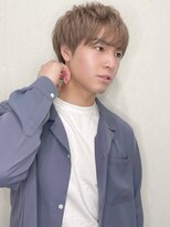 ラグナ(LAGUNA)&nbsp;メンズ/マッシュショート/ミルクティーベージュ/ブリーチなし