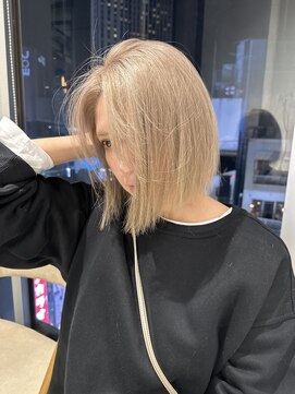 エイト ヘアサロン 渋谷本店(EIGHT) やわらか~~い【ブロンドベージュ】