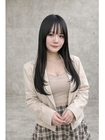 アグ ヘアー ロジェット 松本桐店(Agu hair rojet)&nbsp;韓国風ローレイヤー×ブルーブラック