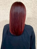 プリモ ココ 鍋島店(Primo coco.)&nbsp;髪質改善 ストレート 縮毛矯正 レッドブラウン 透明感カラー