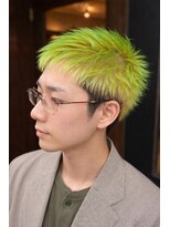 ザバーバーアドレス 代官山(THE BARBER)&nbsp;スパイキーショート　ネオングリーン