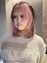 コルプラス(col +plus)&nbsp;ピンクデザインカラー/レイヤーカット