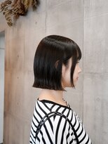 カーキ 甲府(khaki)&nbsp;切りっぱなしボブ×オリーブベージュ