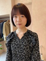 オン キャナルシティ博多前店(on)&nbsp;【晴音】ミニボブ/ラベンダーブラウン/ショート/30代
