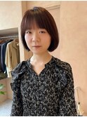【晴音】ミニボブ/ラベンダーブラウン/ショート/30代
