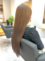 リットヘアープラス 方南町店(litto hair+)&nbsp;艶感ベージュストレート