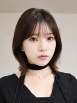 オーラ オモテサンドウ(Aura omotesando)&nbsp;顔まわりレイヤー×くびれミディ韓国ボブ
