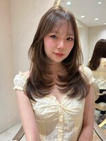 サイン 渋谷(SIGN)&nbsp;韓国ヘアハッシュカットレイヤーカットブリーチ無し韓国ボブ渋谷