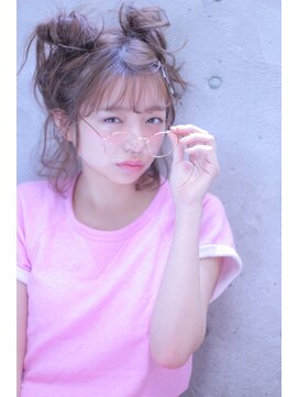 カシュカシュ(cache cache) cache cache★ルーズで可愛いメッシーバンアレンジ