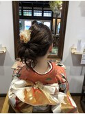 成人式サイドアップ♪