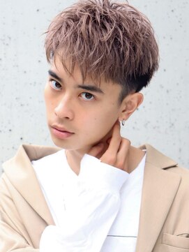 ネイビー(NAVY) カリアゲハイブライトショート