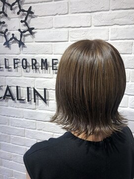 ヘア スパ ビューティー エールフォルム(HAIR SPA BEAUTY YELLFORME) シークレットハイライト×透明感ベージュカラー