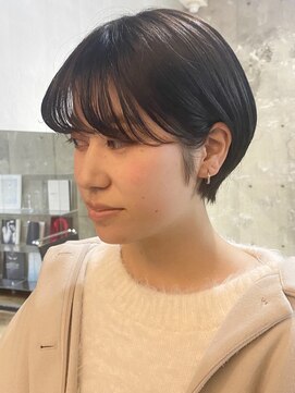 イデア(idea) 【丸みショート×耳かけショート】ヘアスナップ・山下