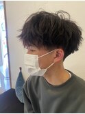 マッシュベースの刈り上げスタイル
