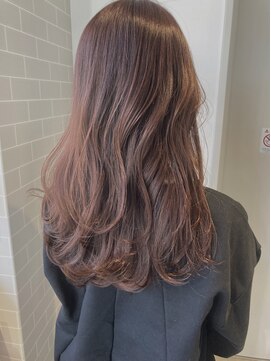 フリック 堺東店(FLICK) マロンブラウン/セミロング/レイヤーカット/堺東