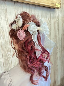 グランアージュ 柏西口店(grandage) 成人式 卒業式 振袖 袴 ヘアセット/アレンジ/大人可愛い/柏