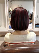 ナルヘアー 越谷(Nalu hair) アンブレラカラー/チェリーレッド