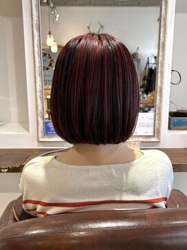 ナルヘアー 越谷(Nalu hair) アンブレラカラー/チェリーレッド