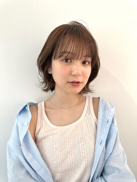 ミンクスオーバー(MINX OVER) 【ボブ】カール/シアーカラー/セミディ