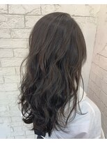 アジールヘア 所沢プロペ通り店(agir hair)&nbsp;ハイライトグレージュレイヤーカット夏デザインカラー所沢韓国