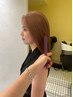 【プレミアムケア付】似合わせカット＋カラー＋テイクアウトトリートメント